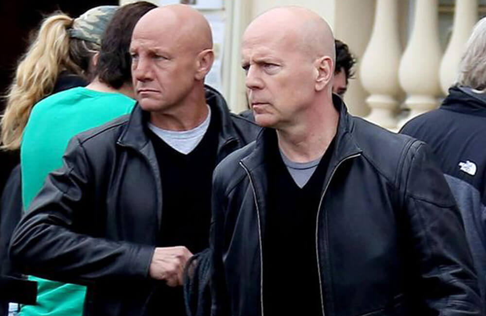 Bruce Willis and Stuart Wilson @Filmindustrypro / Facebook.com