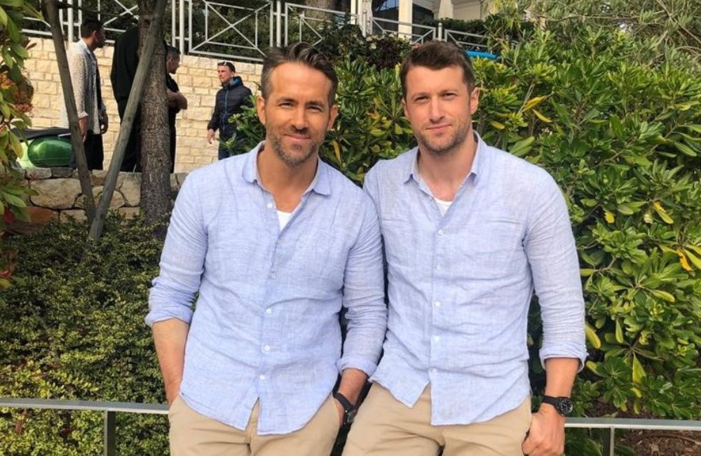 Ryan Reynolds and Jonny James @vancityreynolds/Instagram