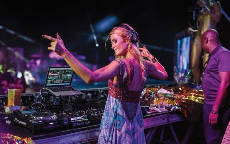 Paris Hilton A Dj, Musician, Purple, Concert, Entertainment